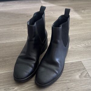 Cole Haan Black Leather Waterproof Chelsea Boot